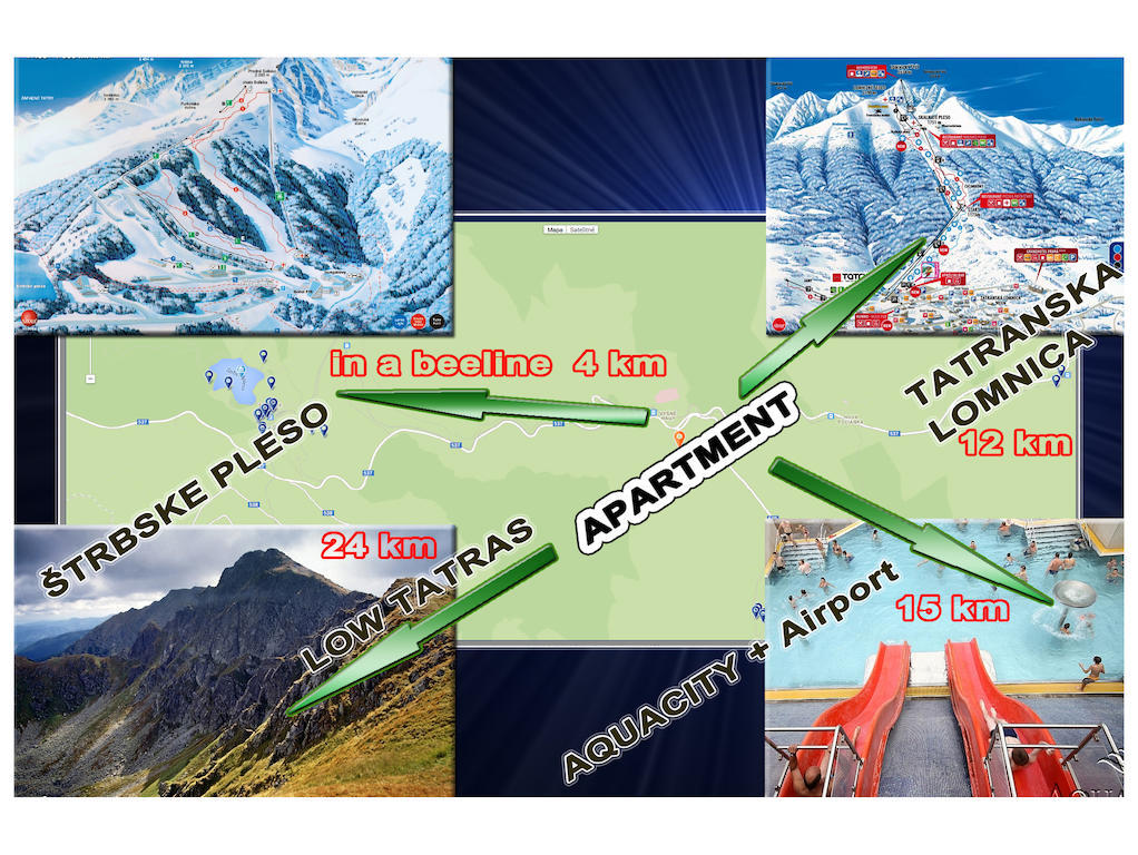Apartman Solisko Vysoké Tatry الغرفة الصورة